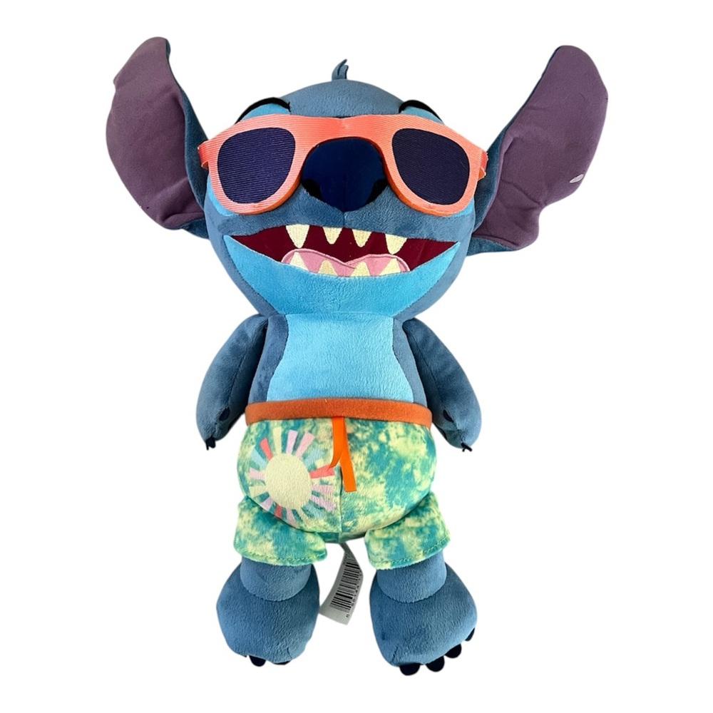 Disney Street Beach Large Plush Stitch, 17-Inch Alien Disney's Lilo and Stitch